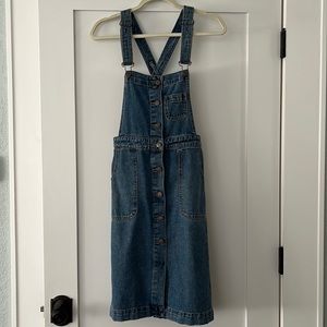 Denim Jumper/Overall Dress